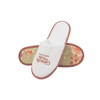 OEM Coral Fleece Spa Slippers Vintage Trim Non‑Slip Luxury Guest Slippers Manufacturer