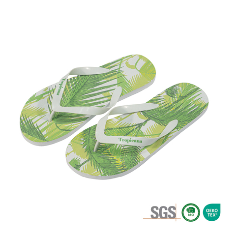 Custom Printed Tropical EVA Flip Flops Non‑Slip Wholesale Supplier OEM Factory
