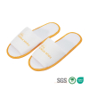 Custom Print Brushed Polyester Non‑Slip Hotel Slippers Manufacturer
