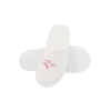 Custom Logo White Velour Hotel Slippers Anti‑Slip Sole Bulk OEM Factory