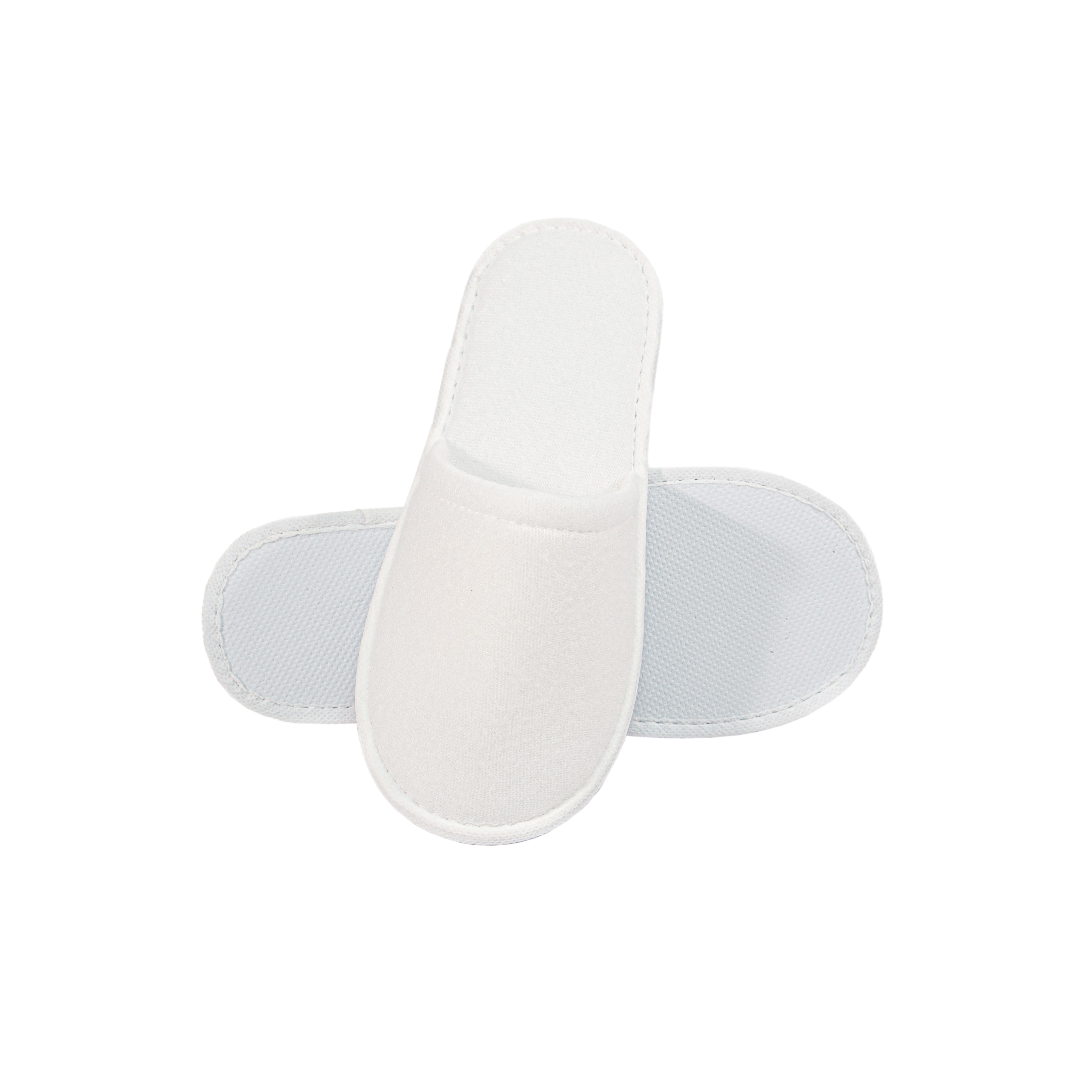 OEM Blank Brushed Polyester Spa Slippers Bulk Manufacturer