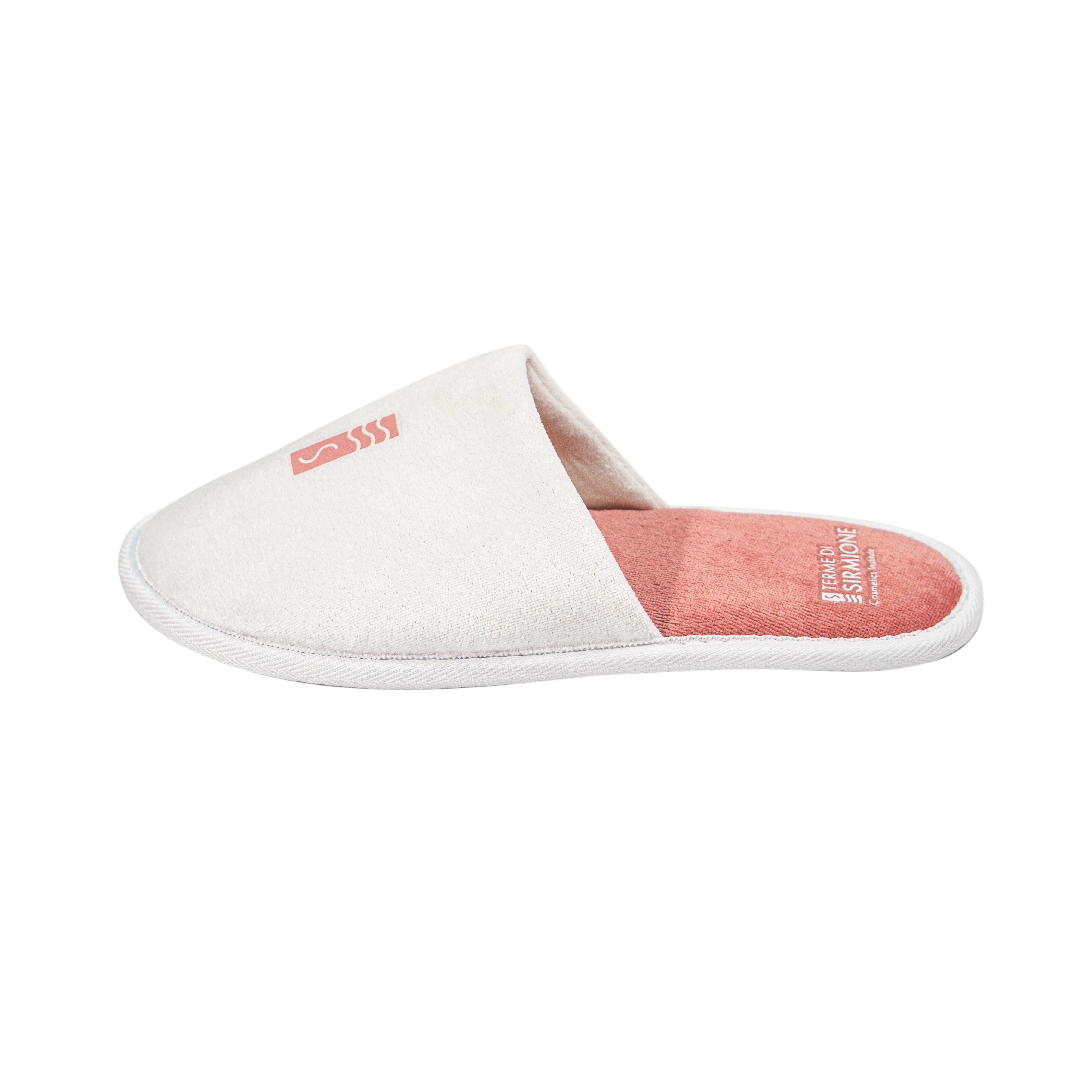 Velour Hotel Spa Slippers Custom Printed Logo Two‑Tone Wholesale Supplier