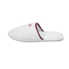 Wholesale White Coral Fleece Hotel Spa Slippers Custom Embroidery Logo