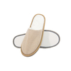 OEM Custom Herringbone Woven Hotel Slippers with Non‑Slip Sole