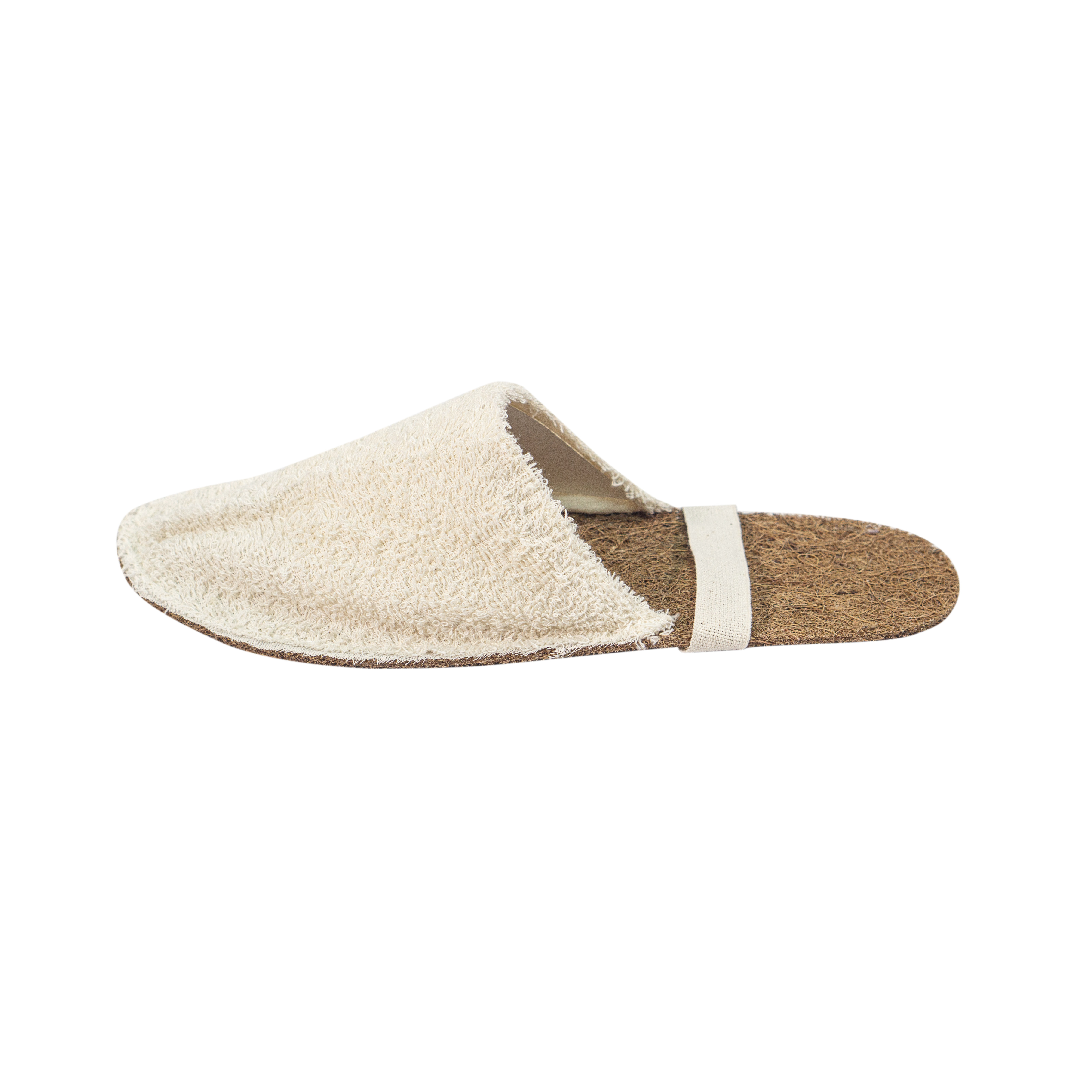 Eco Friendly Coconut Coir Terry Cloth Spa Slippers Wholesale Supplier