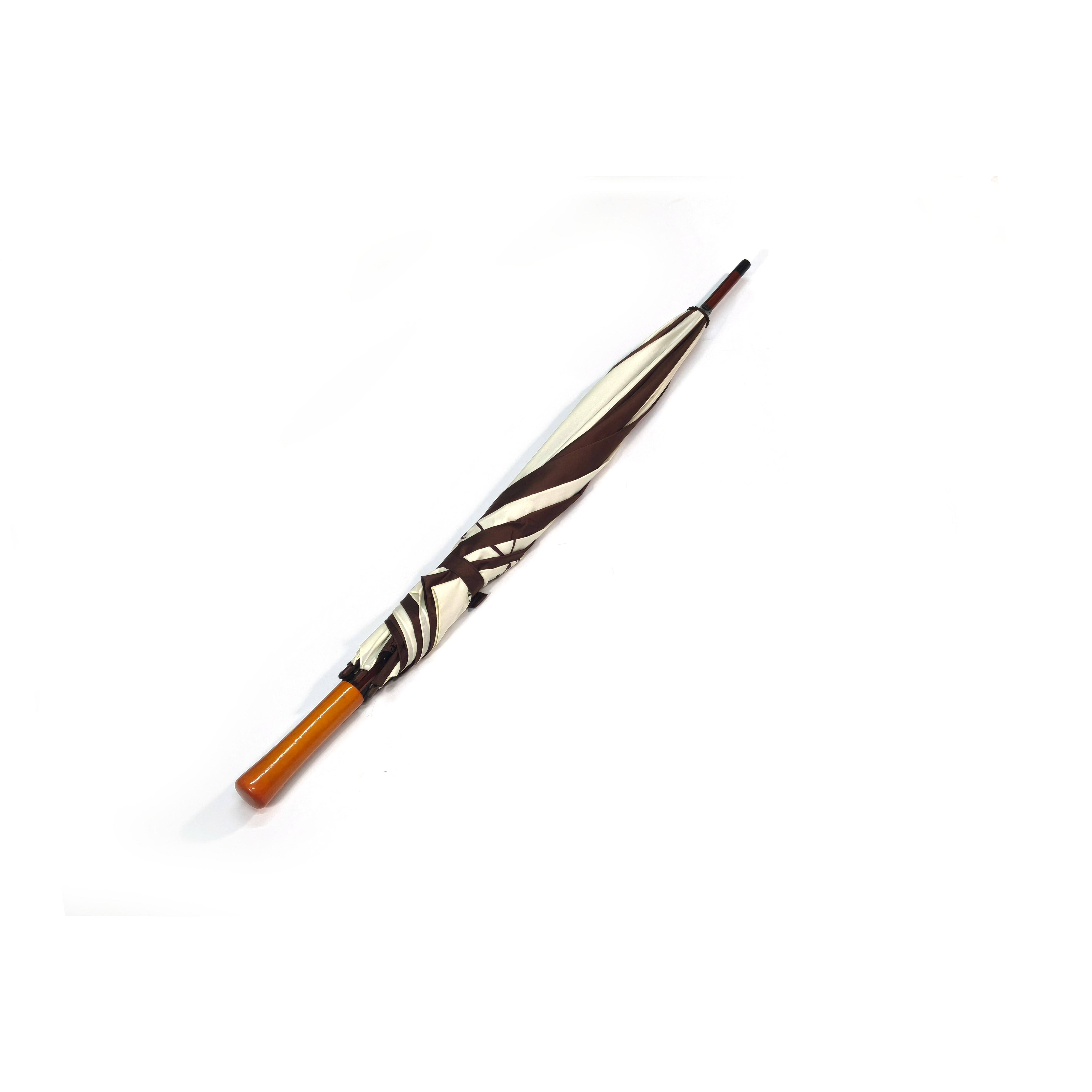 Wholesale OEM Wooden Handle Hotel Umbrella Windproof Custom Printed Guest Rain Umbrella Supplier