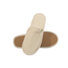 Wholesale OEM Eco‑Friendly Canvas Hotel Slippers With Natural Cork Sole