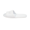 Custom Embroidered White Terry Open‑Toe Spa Hotel Slippers Supplier