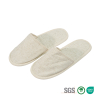 Custom Cotton Linen Blend Hotel Spa Guest Slippers Supplier