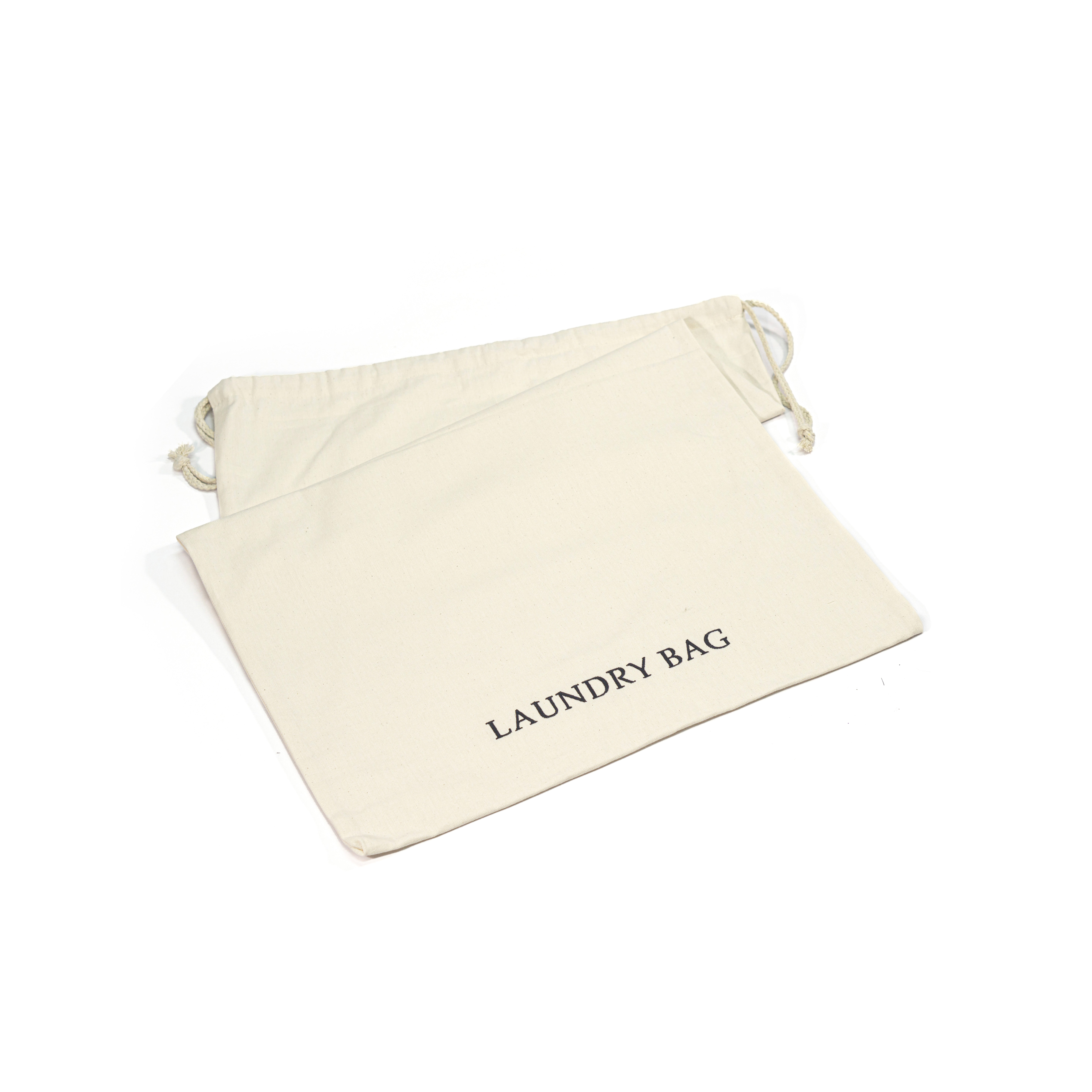 Wholesale OEM Cotton Canvas Drawstring Bag Custom Printed Hotel Laundry Storage Pouch Supplier
