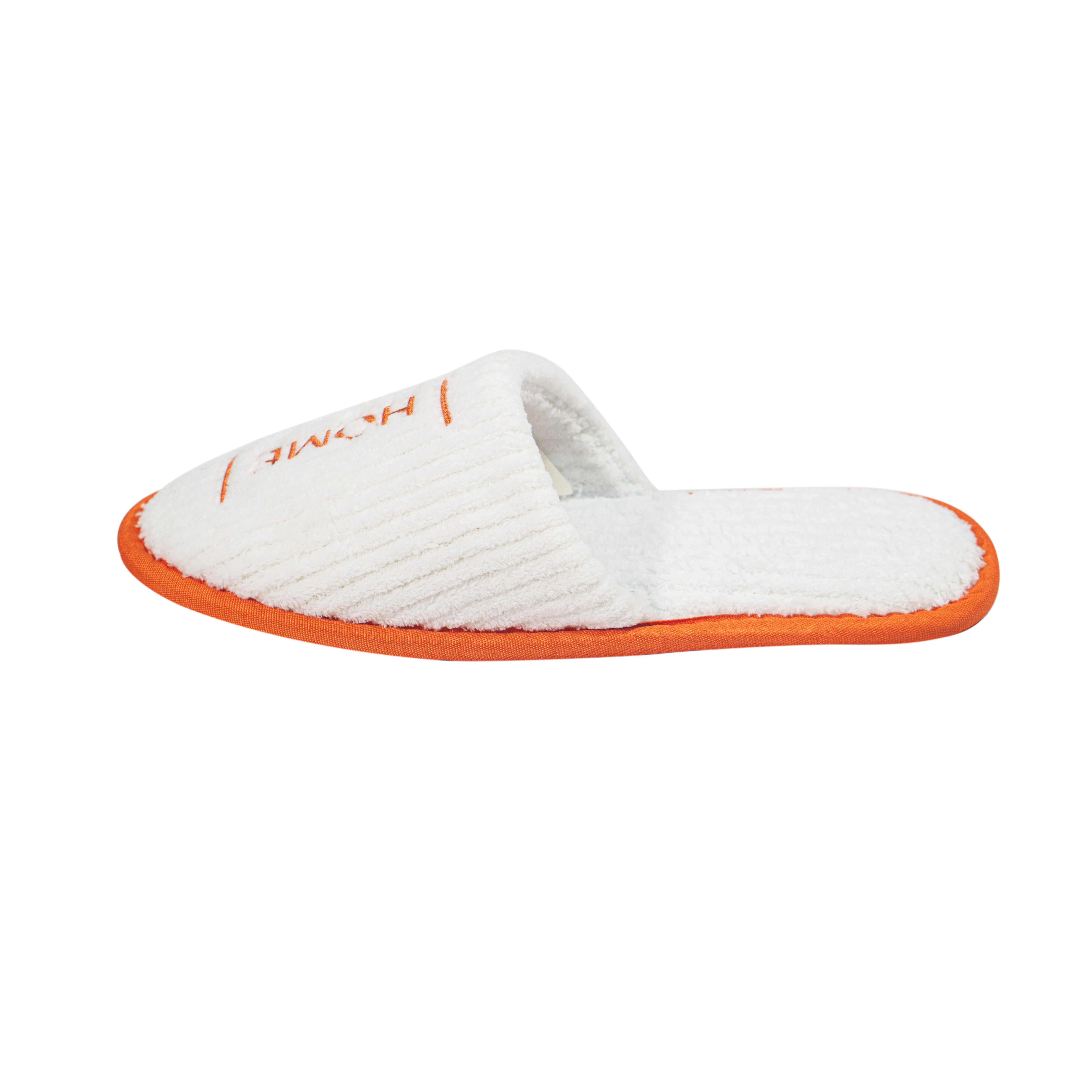 Custom Embroidered Coral Fleece Hotel Slippers Wholesale OEM Supplier