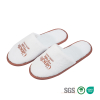 OEM Coral Fleece Spa Slippers Vintage Trim Non‑Slip Luxury Guest Slippers Manufacturer