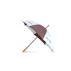 Wholesale OEM Wooden Handle Hotel Umbrella Windproof Custom Printed Guest Rain Umbrella Supplier