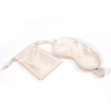 Wholesale OEM Satin Sleep Eye Mask Soft Blackout Travel Eye Mask With Drawstring Pouch Supplier