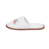 OEM Coral Fleece Spa Slippers Vintage Trim Non‑Slip Luxury Guest Slippers Manufacturer