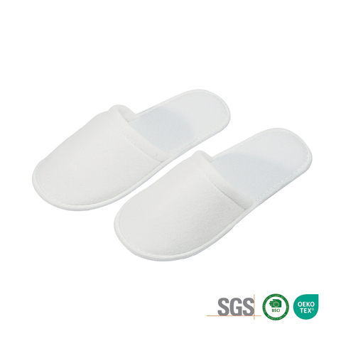 OEM Blank Brushed Polyester Spa Slippers Bulk Manufacturer