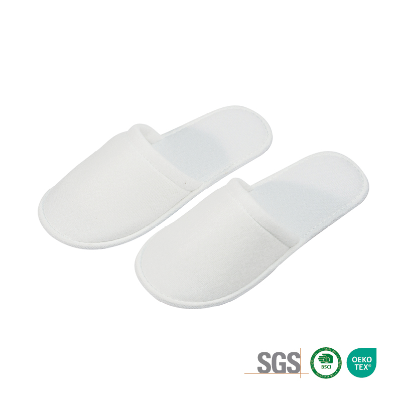 OEM Blank Brushed Polyester Spa Slippers Bulk Manufacturer